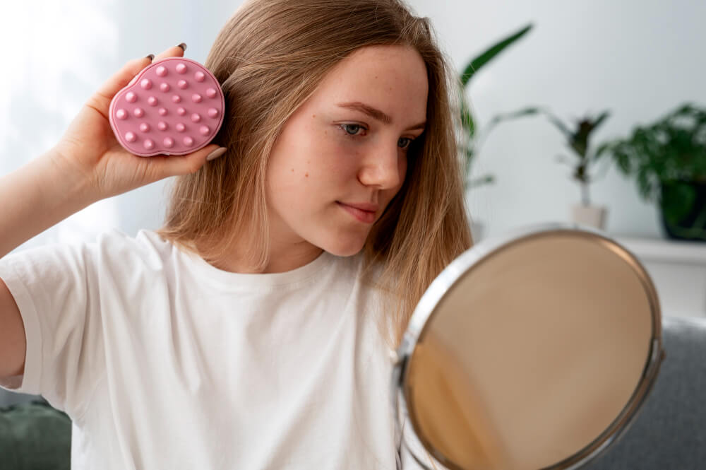 blood circulation scalp hair loss
