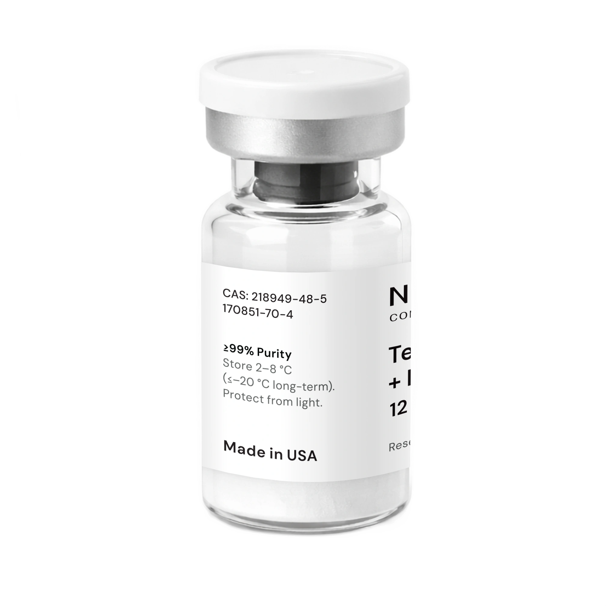2X Blend: Tesamorelin 10mg + Ipamorelin 2mg - Image 2