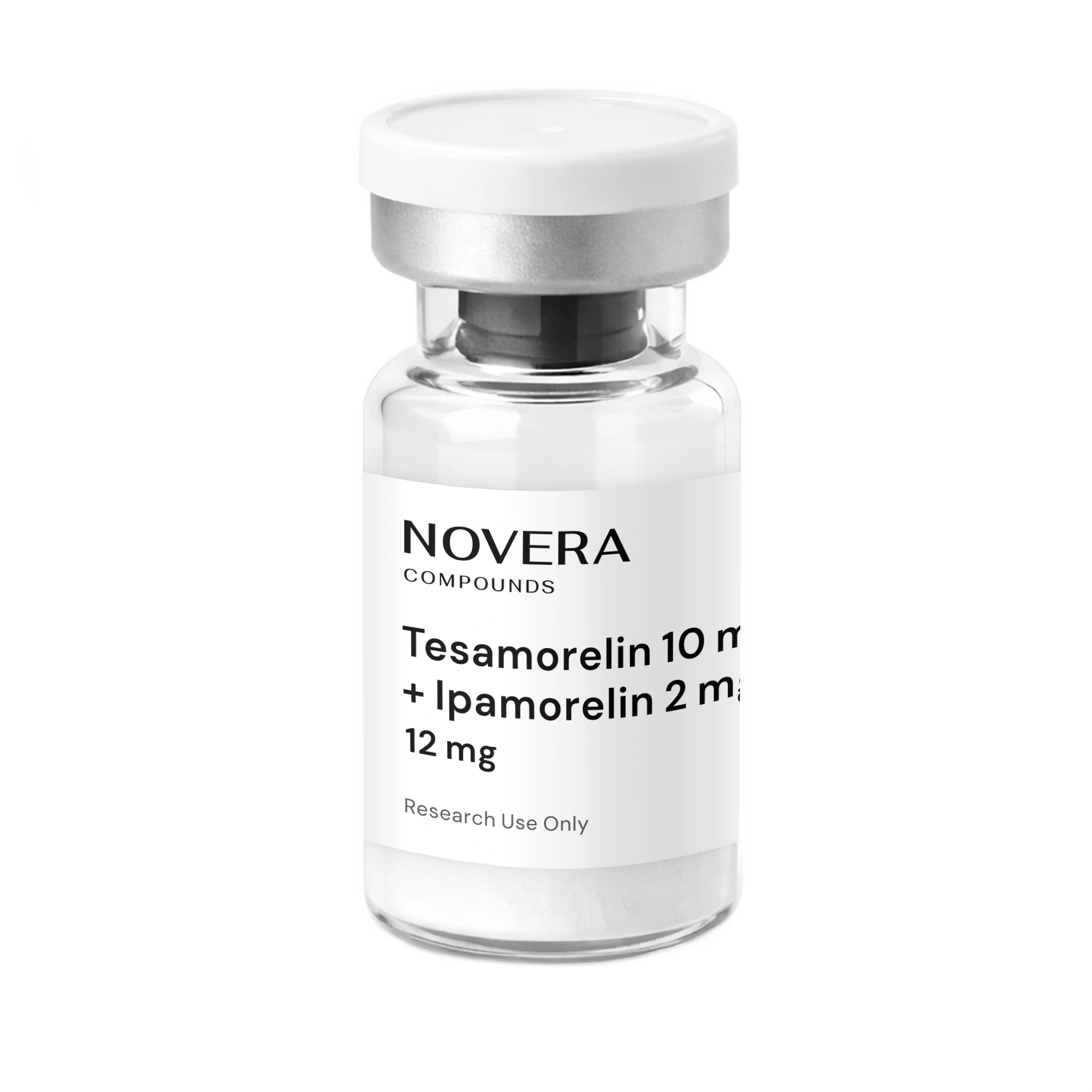 2X Blend: Tesamorelin 10mg + Ipamorelin 2mg